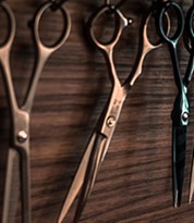 Professional hairdressing scissors