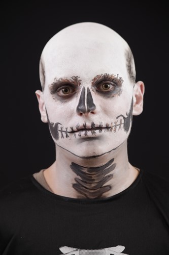 skeleton makeup look