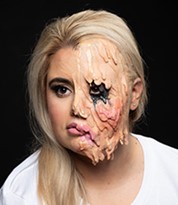 Melting Face Prosthetic Make-up Applied by an Iver Academy Trained Artist 