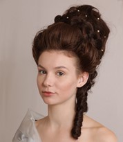 Victorian Era hairstyle Created by an Iver Academy Trained Artist