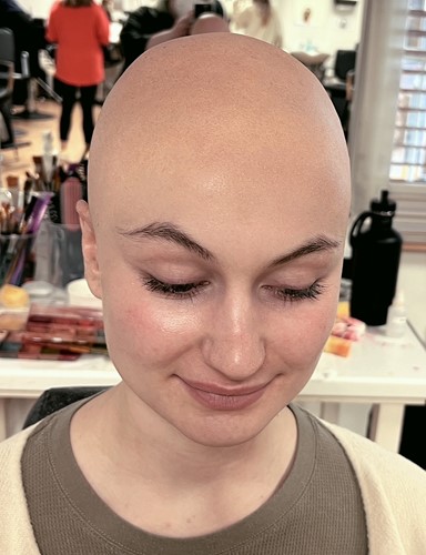 Bald Cap Completed and Finished look